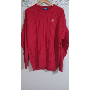 LaMode Red XL Maryland Terrapins Terps Knit Pullover Sports Athleisure Sweater